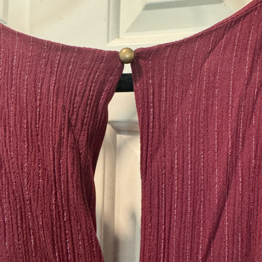 Maroon wrap dress - Picture 7 of 7